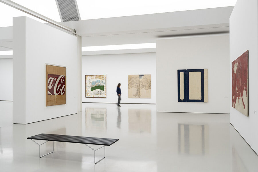 Ausstellungsansicht MARIO SCHIFANO 1