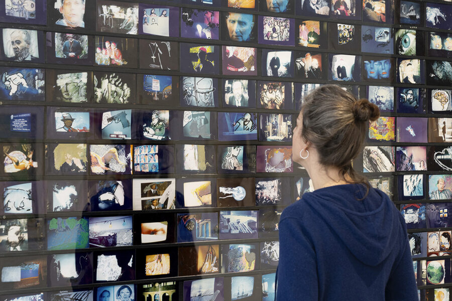 Ausstellungsansicht MARIO SCHIFANO 6
